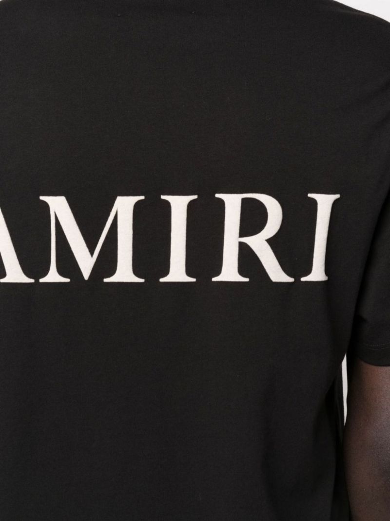 Black Logo Cotton T-shirt