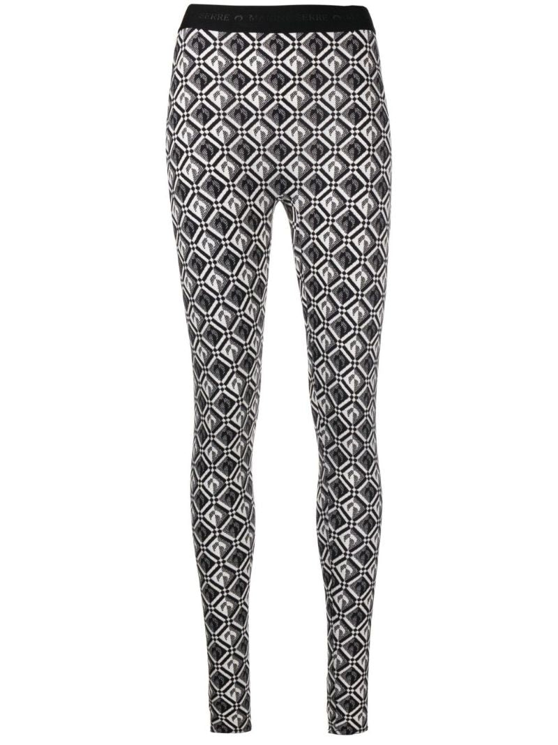 Black Moon Diamond Fuseaux Leggings