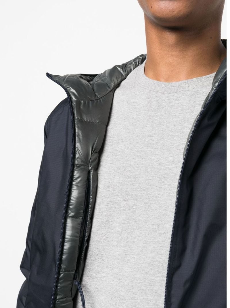 Blue Reversible Padded Bomber Jacket