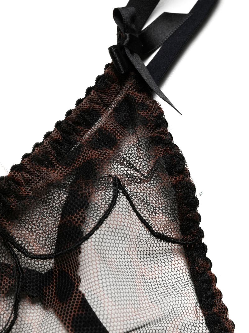 Black Lorna Mesh Thong