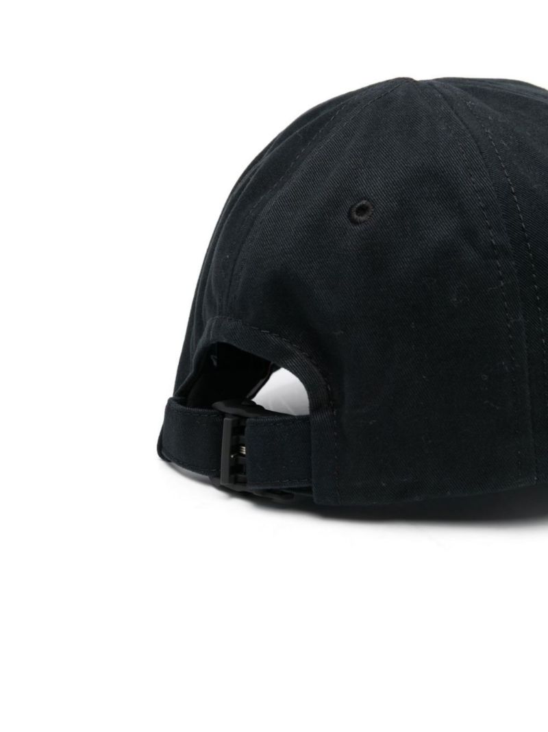 Black Printed Thunder Graphic Cap