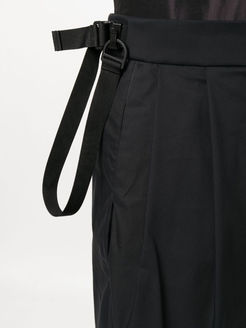 Black Micro Twill Trousers