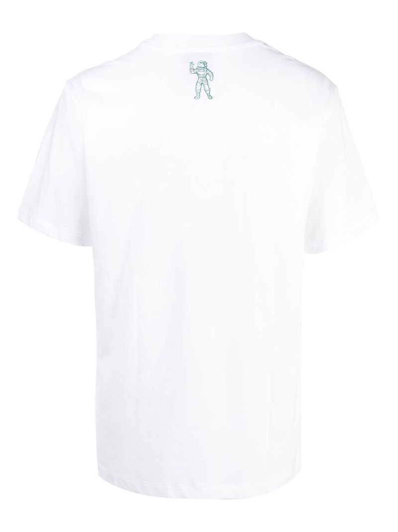 White Jungle Camo Arch Logo Cotton T-shirt