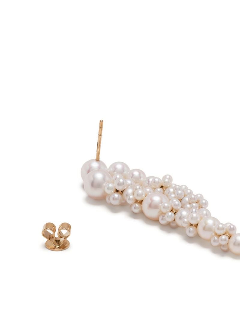 14k Yellow Gold Grand Palais De Nuit Pearl Single Drop Earring