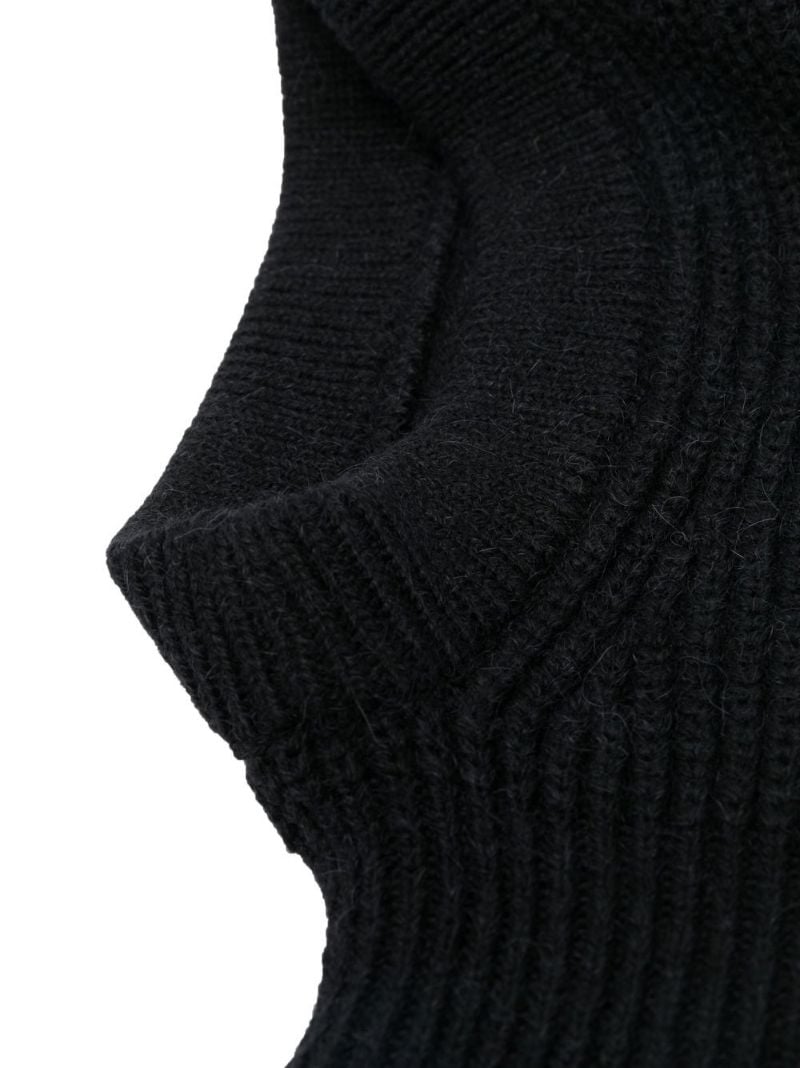 Black Knitted Balaclava