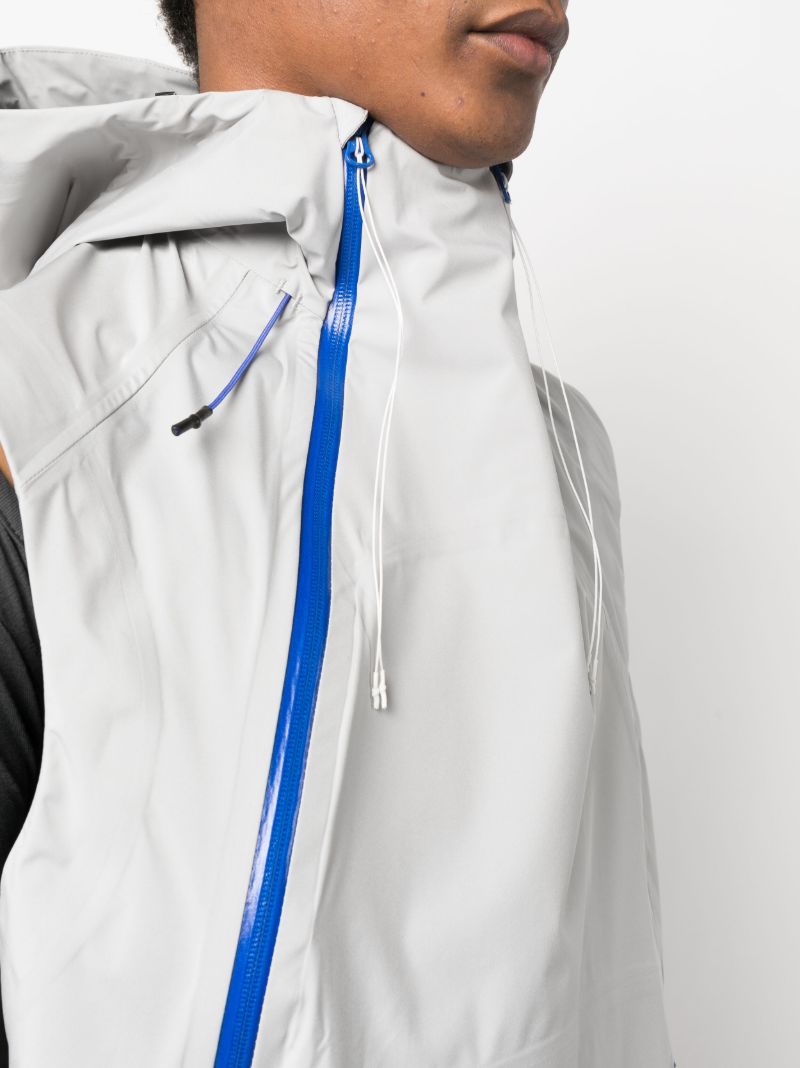 Grey and Blue Bonded Gilet