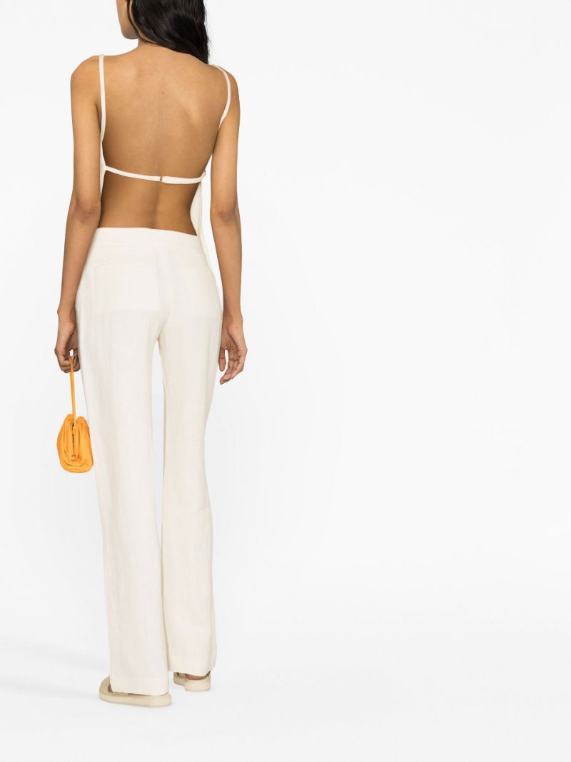 Neutral Linen Camisole Top