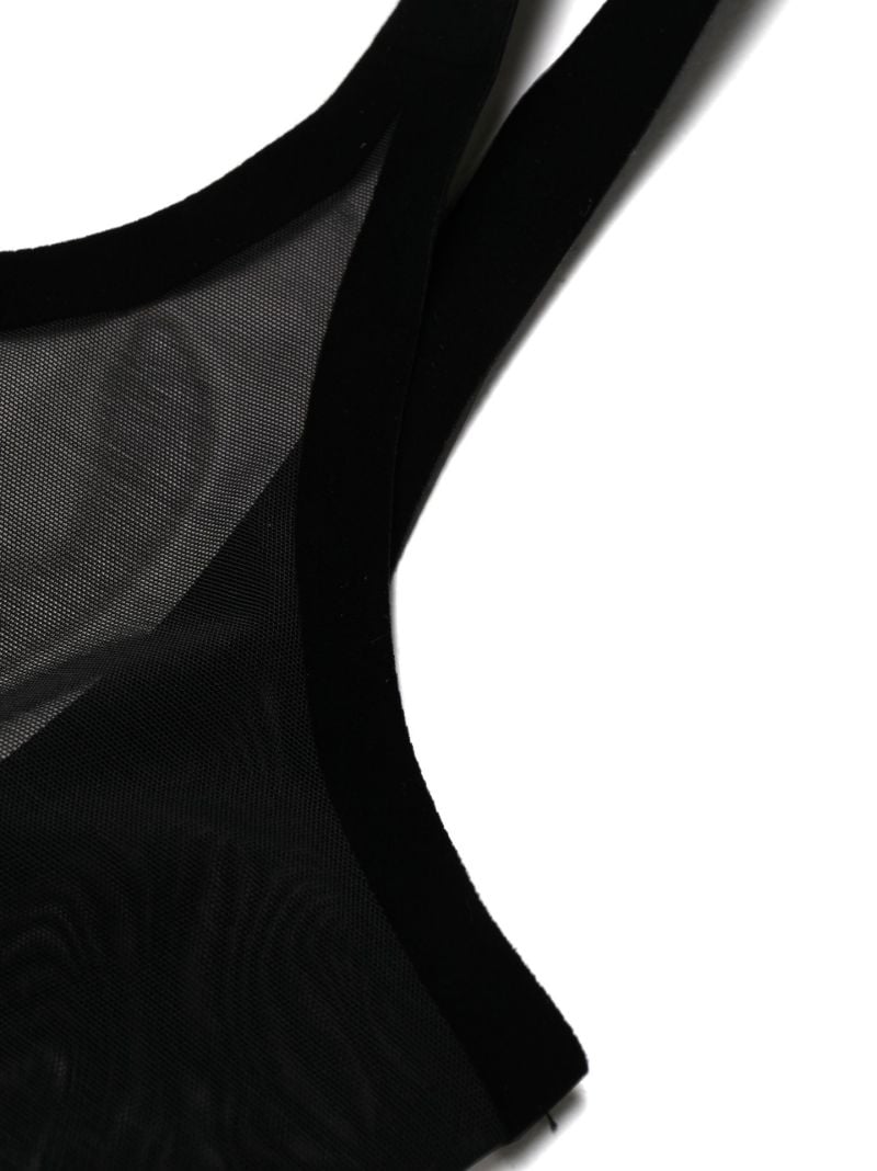 Black Tulle Forming Dress