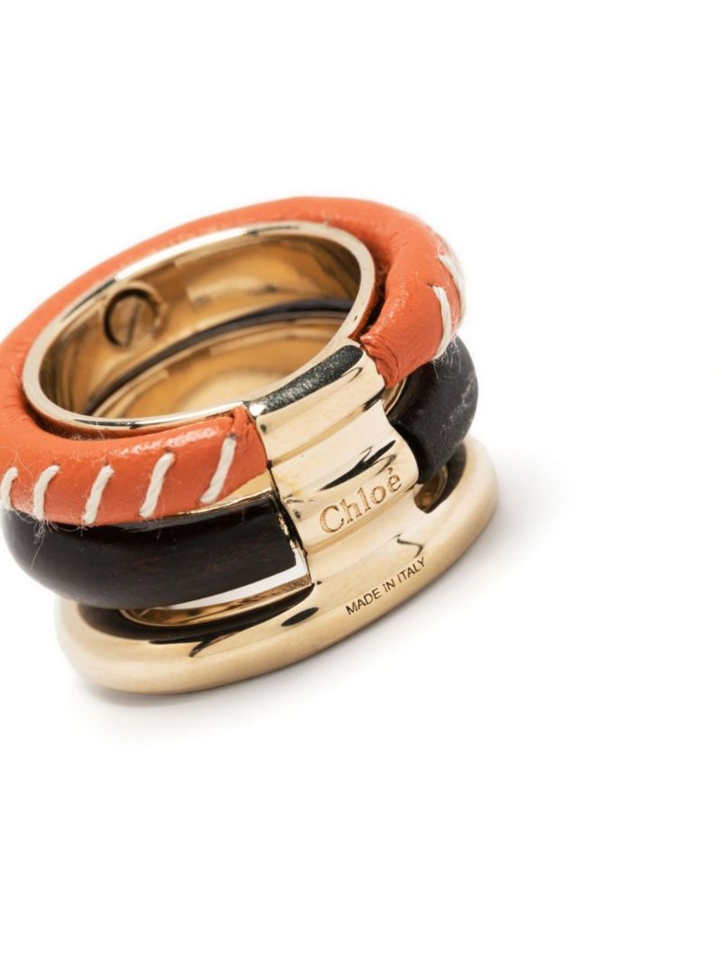 Orange Kattie Triple Ring