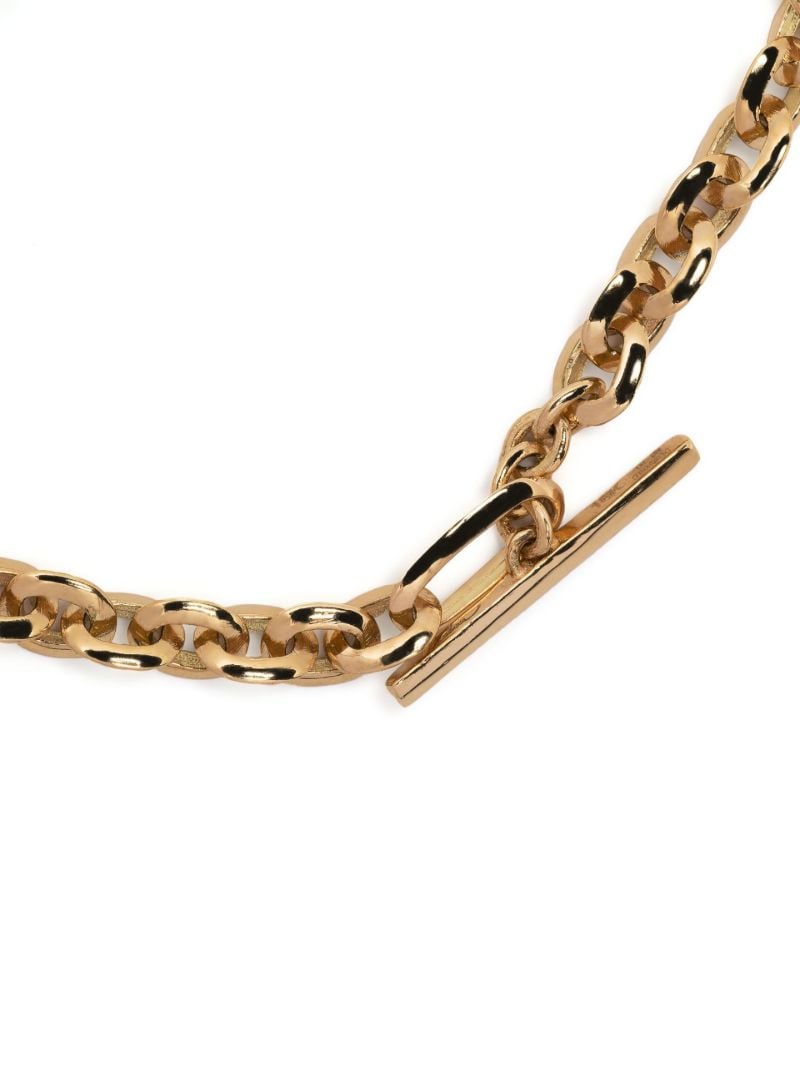 18k Yellow Gold Xs Knife Edge Link Emerald Tennis Bracelet