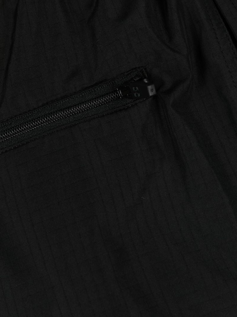 Black Industrial-strap Swim Shorts