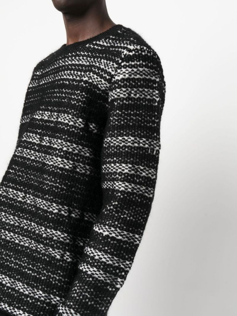 Black Striped Sweater