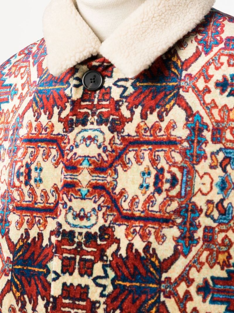 Red Gustave Tapestry Coat