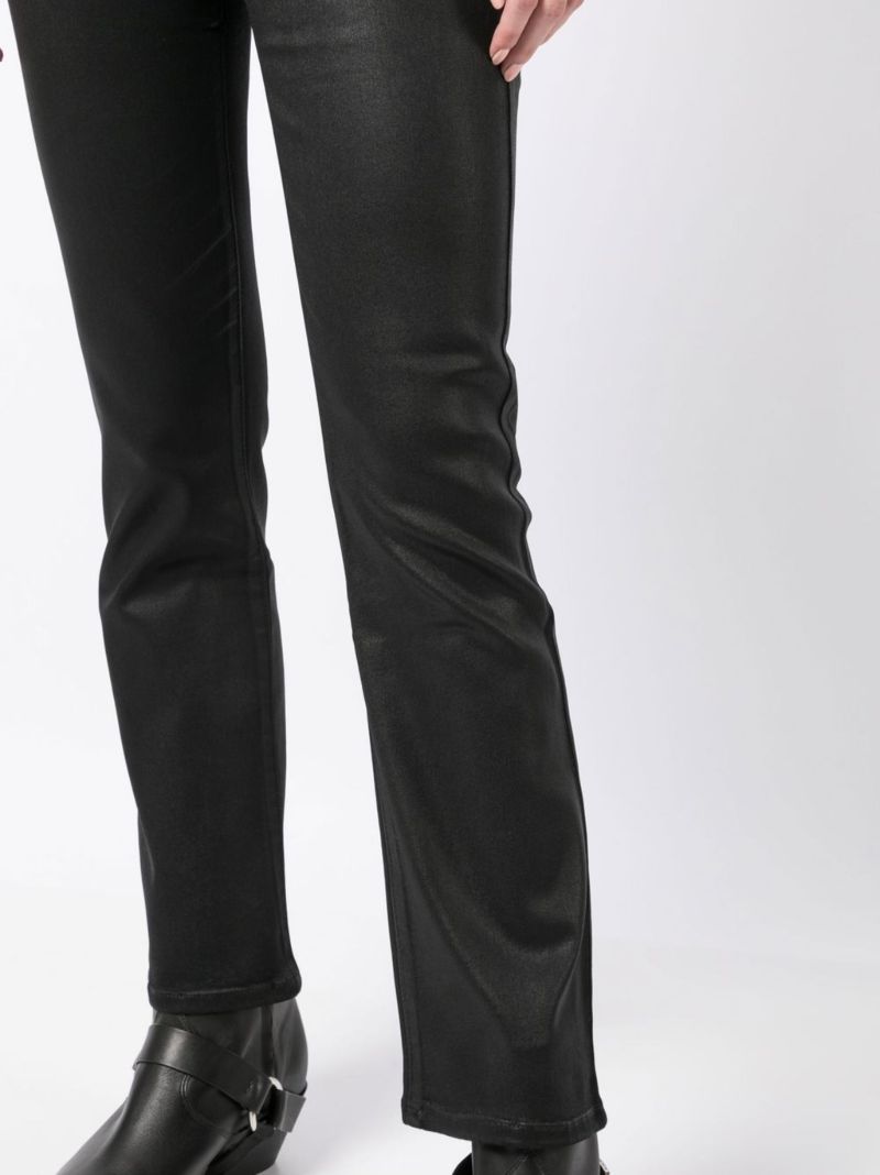Black Claudine Flared Trousers