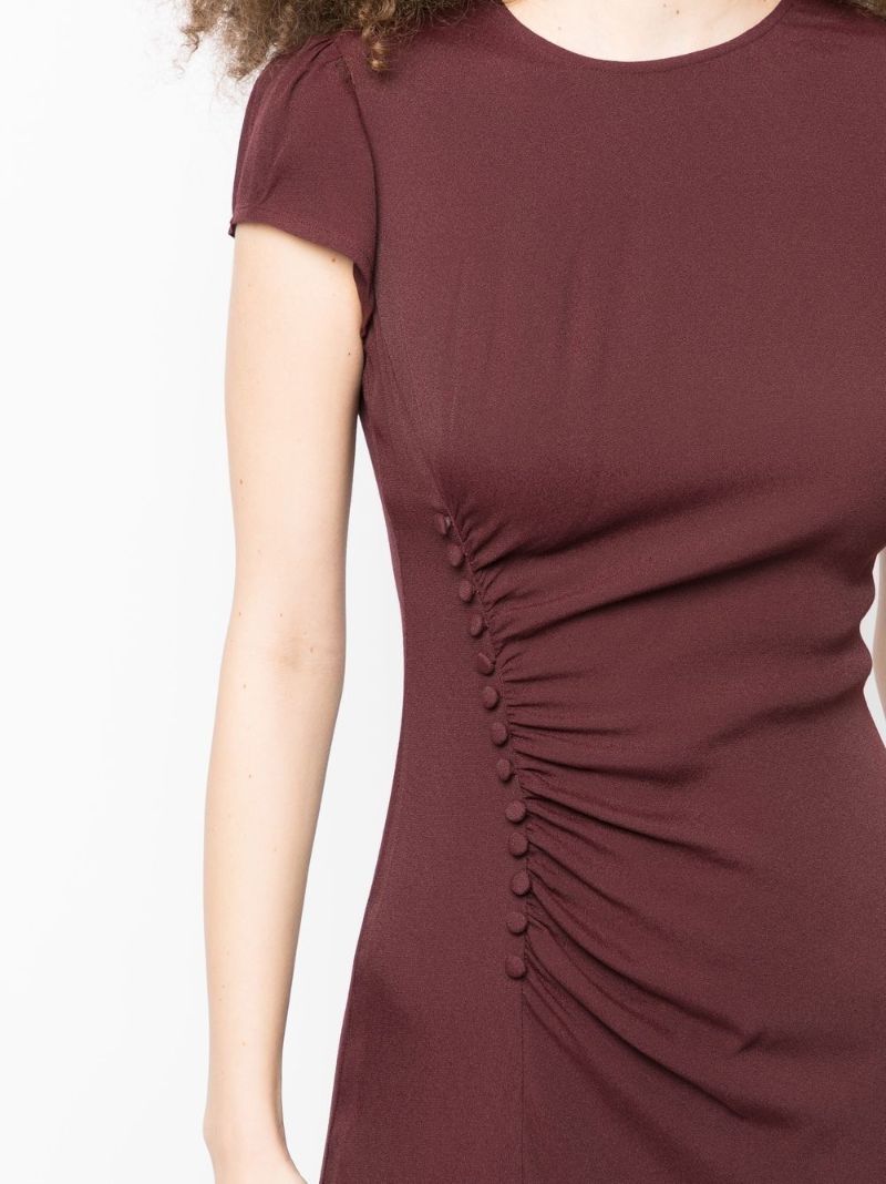 Red Frasier Midi Dress