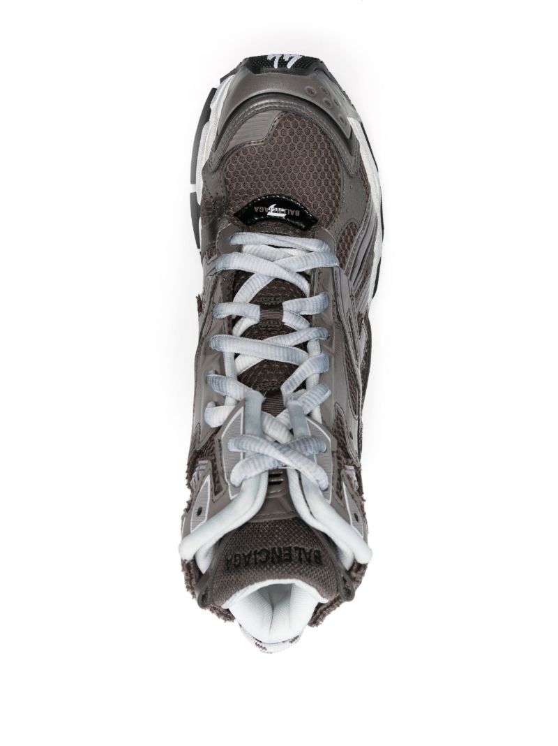 Grey Runner High Top Sneakers