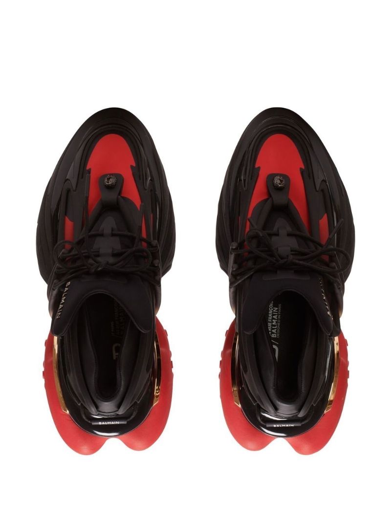 Black Unicorn Panelled Sneakers