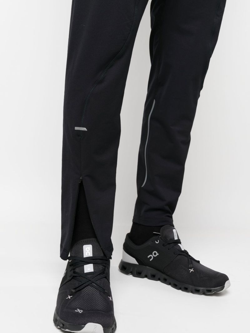 Black Running Track Pants