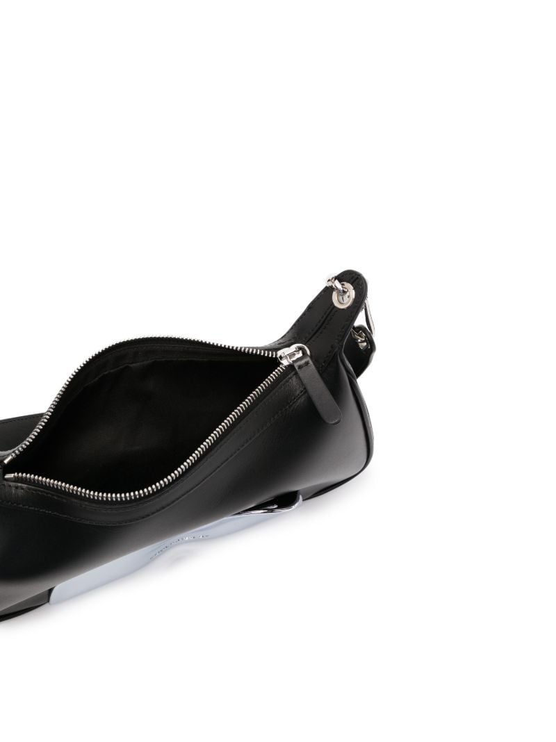Black Chrome Panel Shoulder Bag