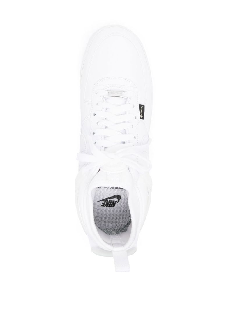 X Undercover White Air Force 1 Sneakers