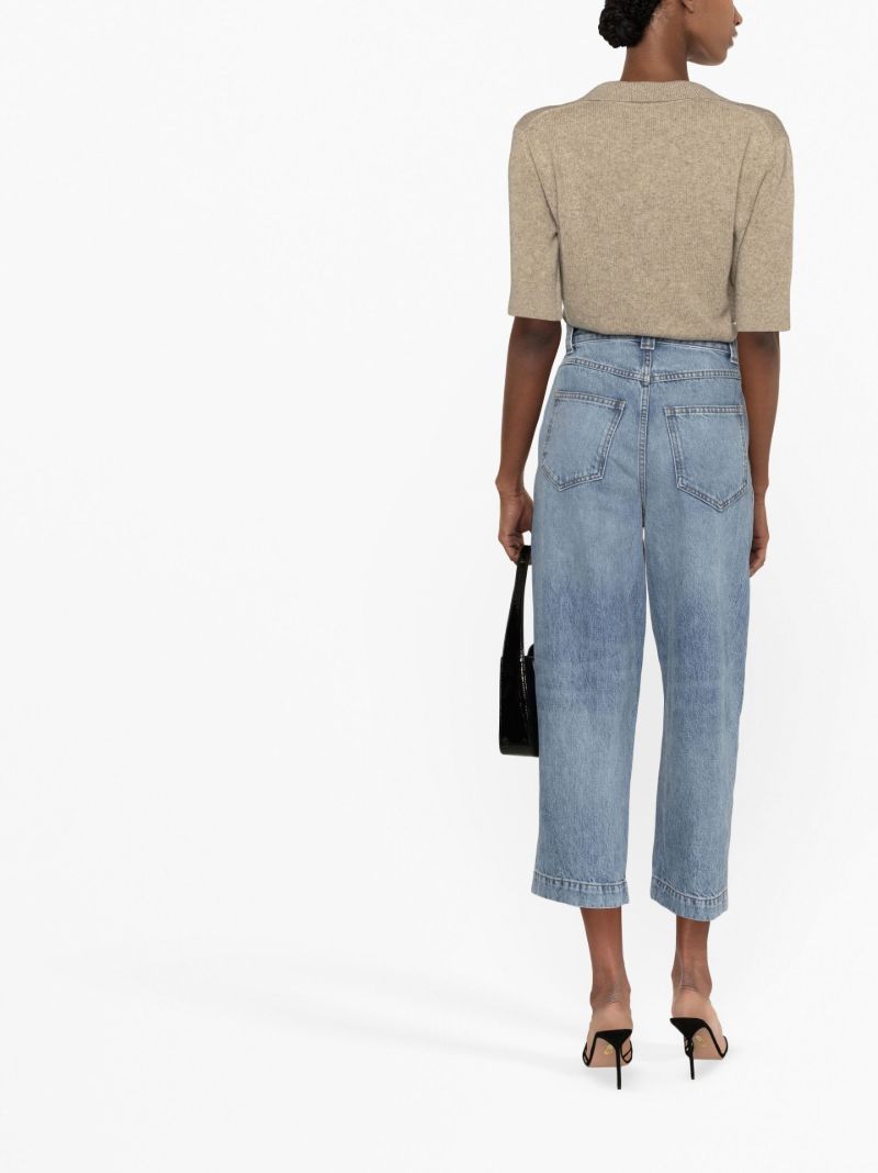 Neutral the Shrunken Jo Cashmere Sweater