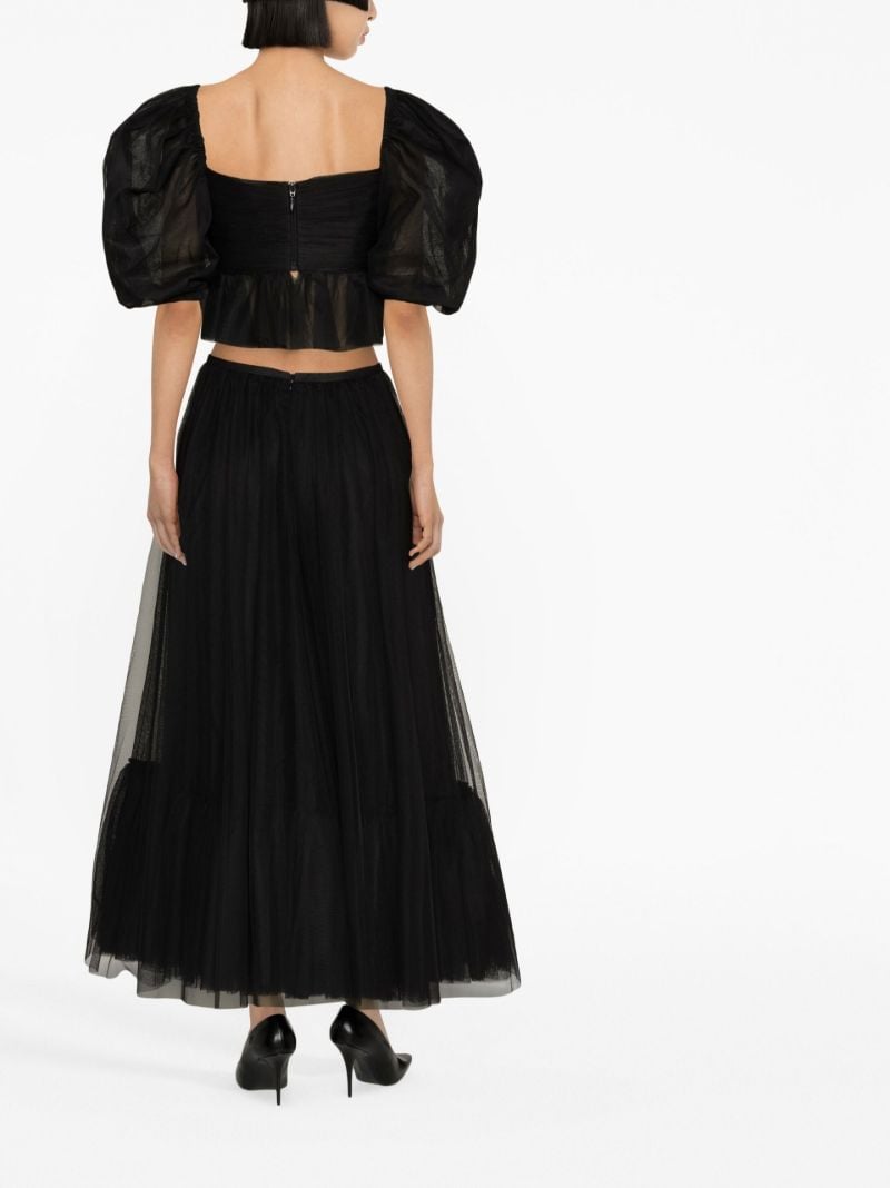 Black Tulle Maxi Skirt
