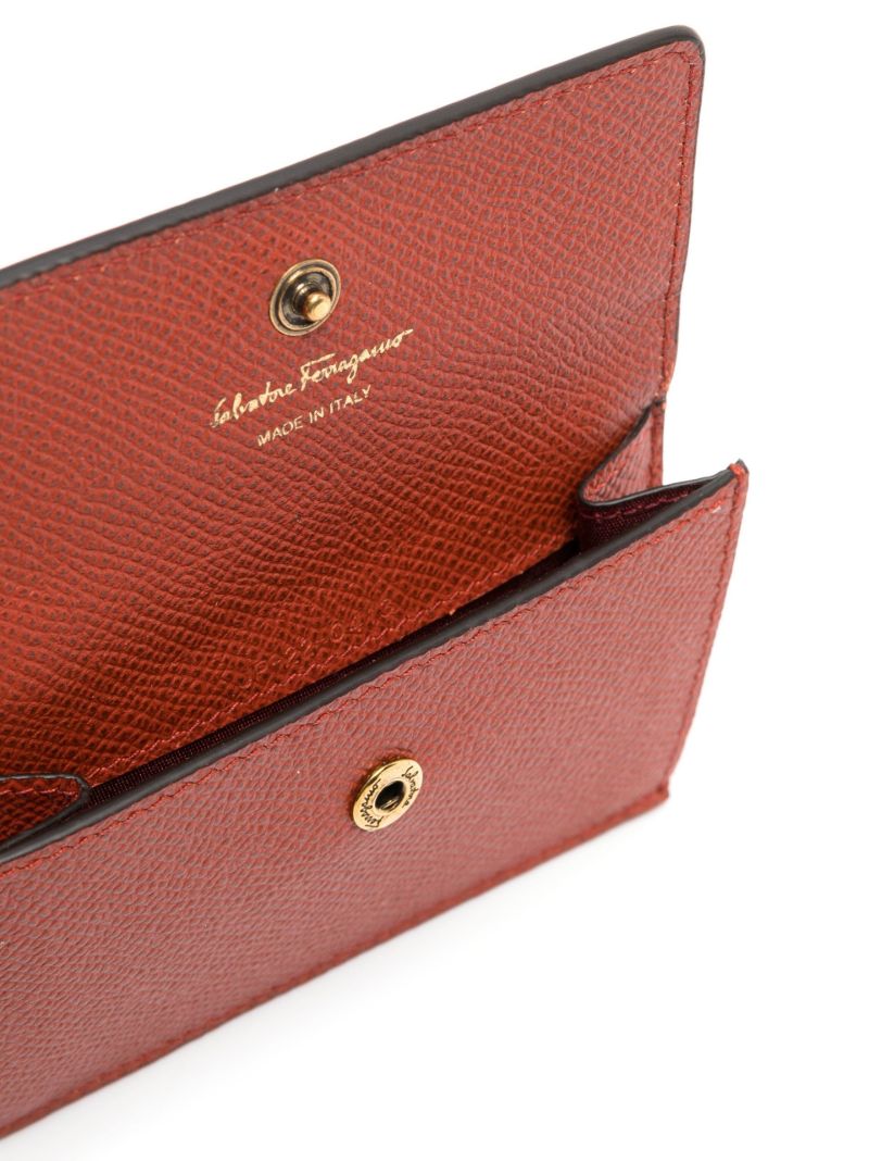 Orange Gancini Mini Leather Cross Body Bag