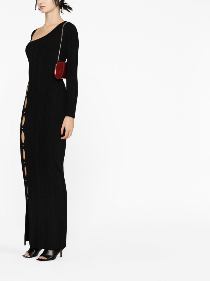 Black Lola Cut-out Maxi Dress