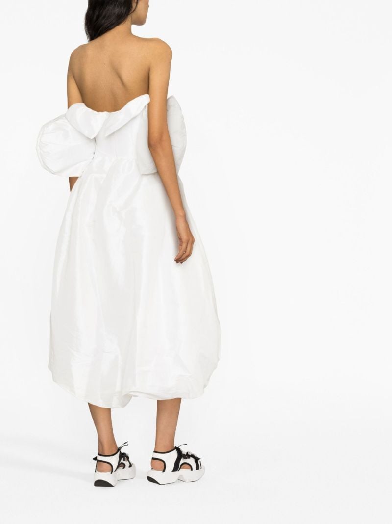 White Reshma Off-shoulder Midi Dress
