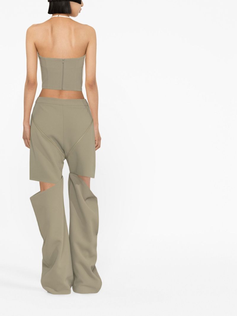 Green Nassia Halterneck Top