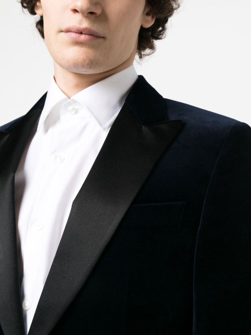 Black Velvet Tuxedo Jacket