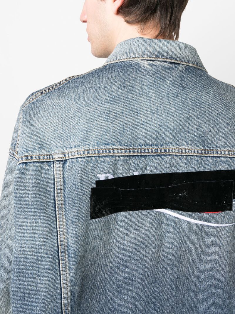 Blue Faded Denim Jacket