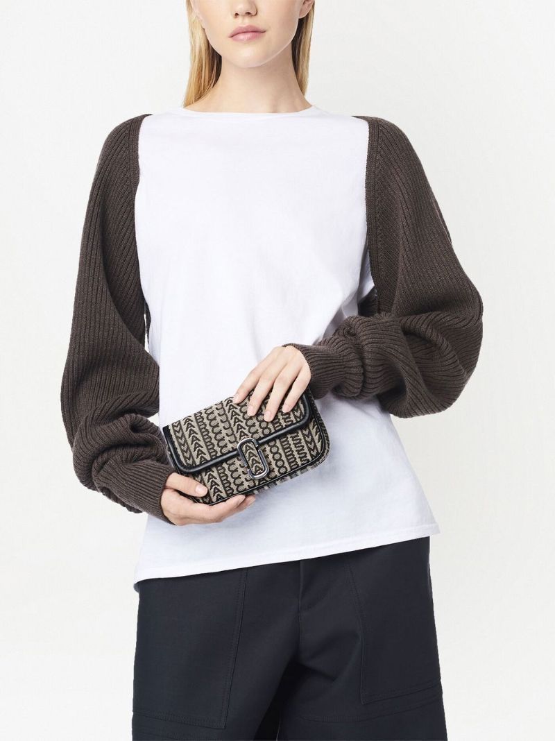 Neutral the Monogram J Marc Shoulder Bag