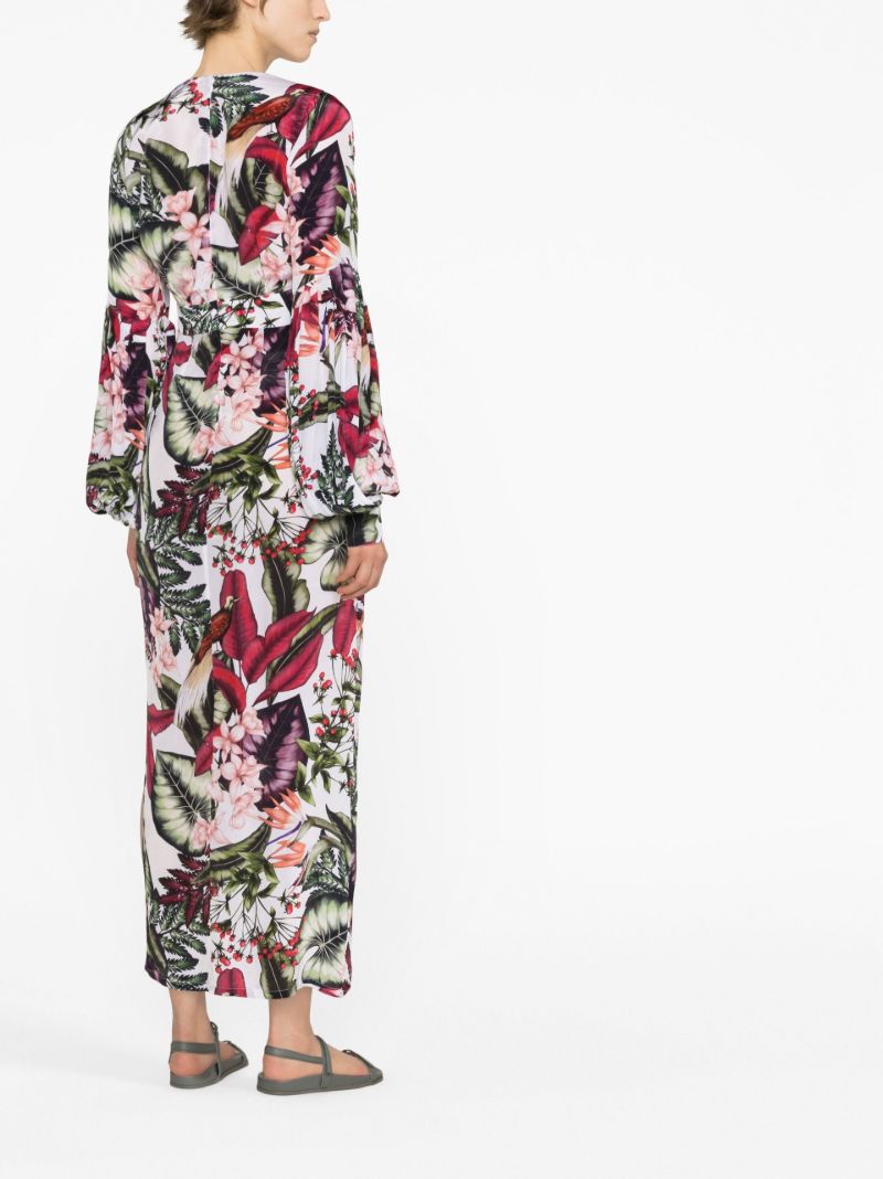 Multicolour Gaia Floral Print Dress