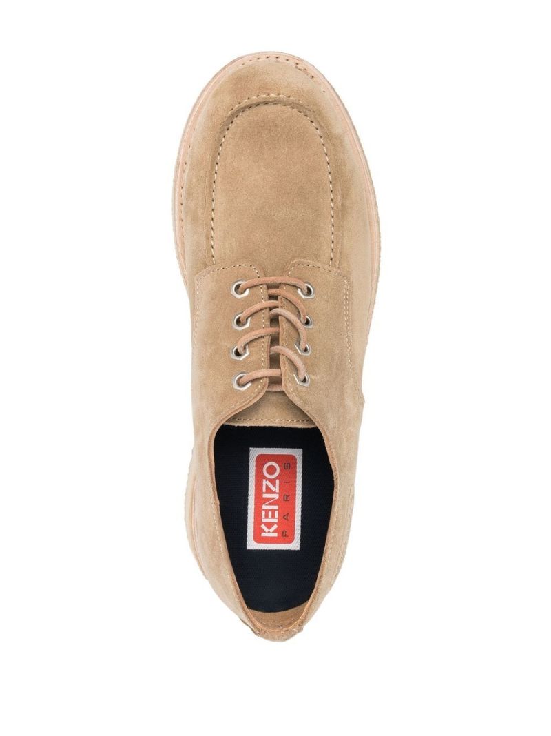 Brown Suede Boat Shoes