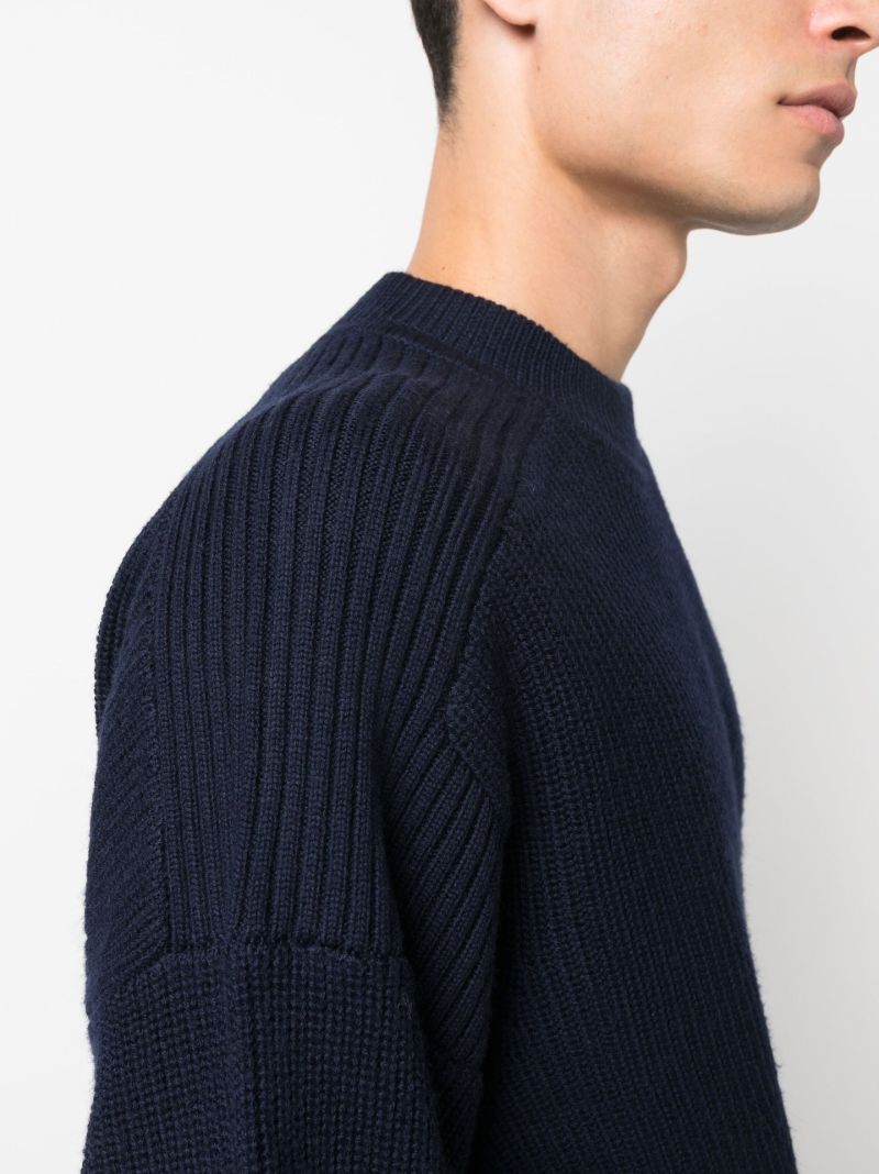 Blue Merino Wool Sweater