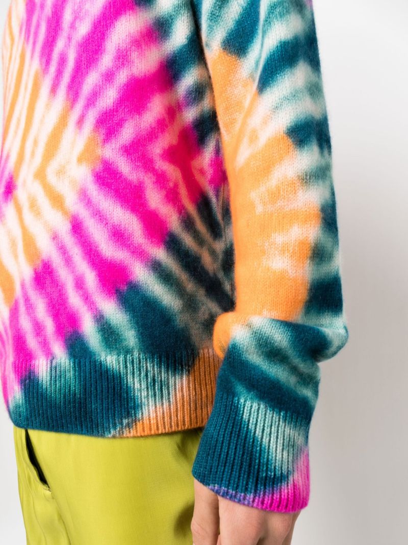 Multicolour Tie-dye Cashmere Sweater