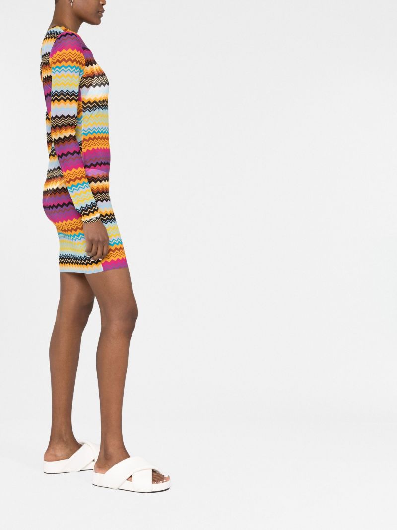 Yellow Zigzag Beach Dress
