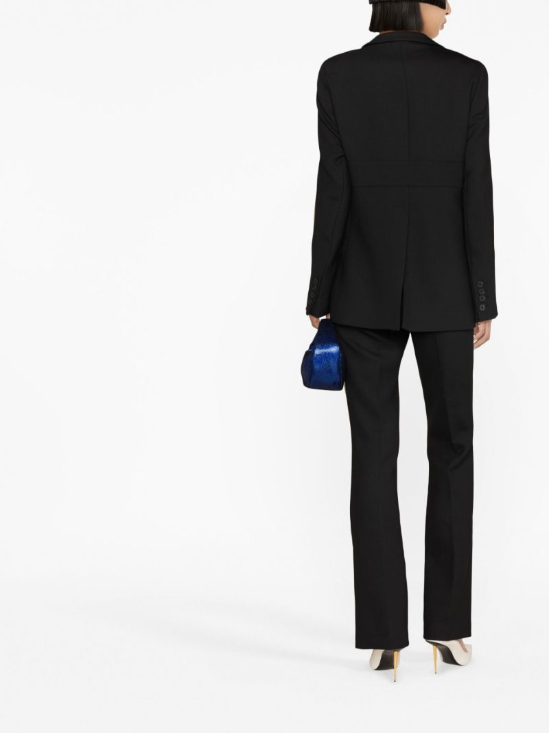 Black Kenja Single-breasted Blazer