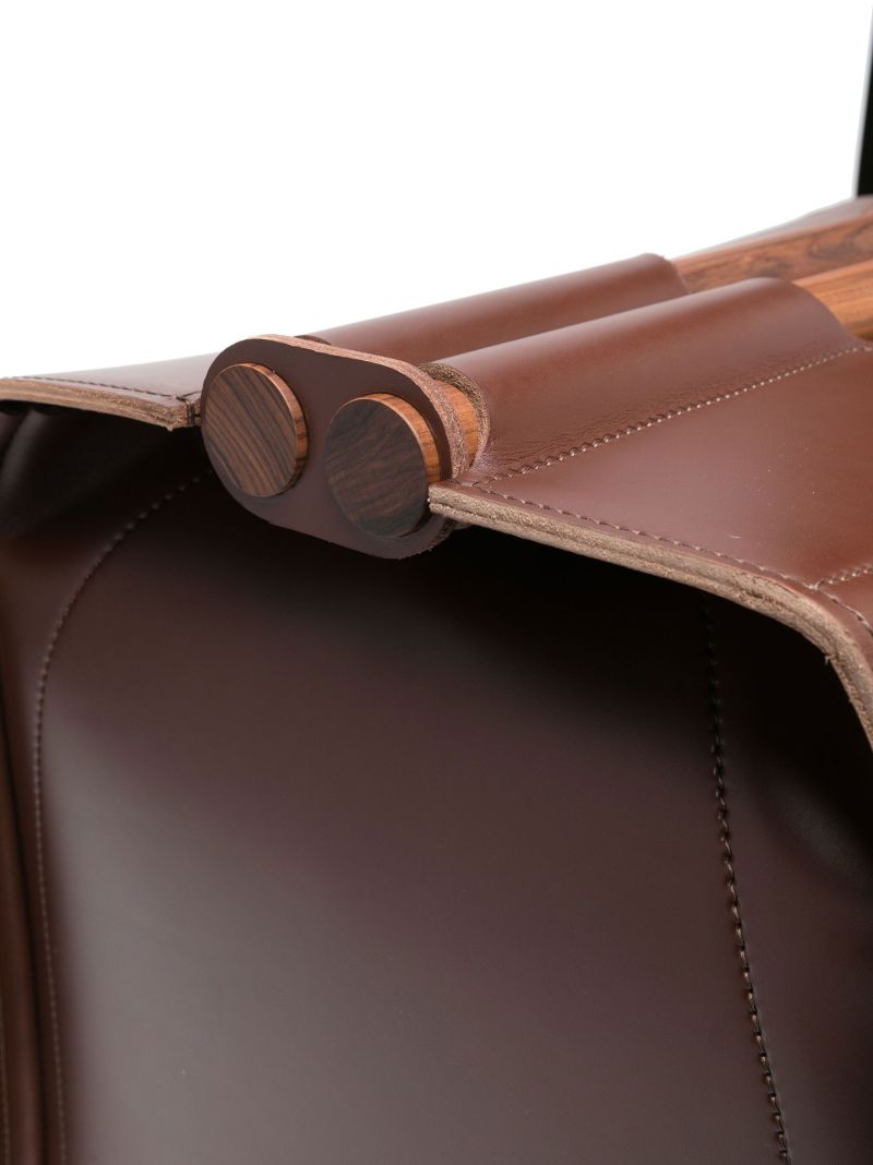 Brown Jota Leather Storage Basket