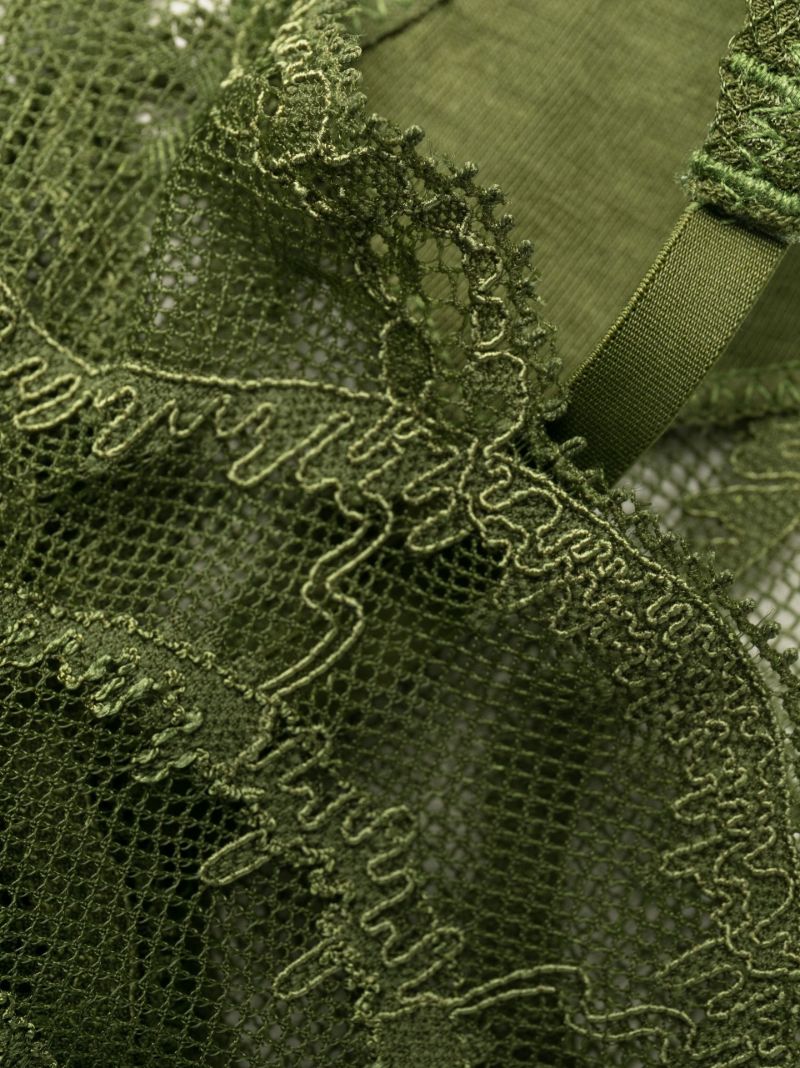 Green Leche Moi Mesh Thong