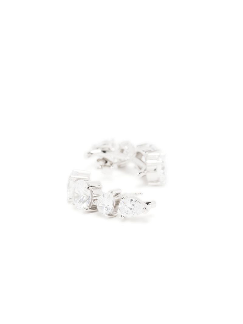 Platinum-plated Z17 Crystal Earrings