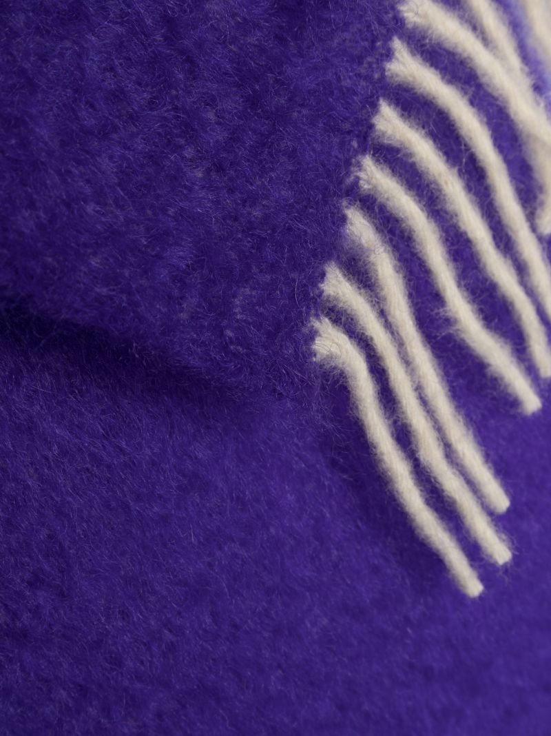 Purple Brushed Scarf
