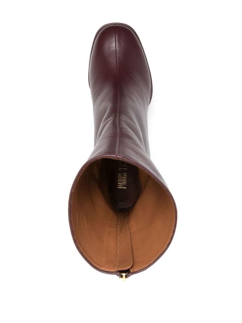 Brown Lexy 130 Leather Ankle Boots