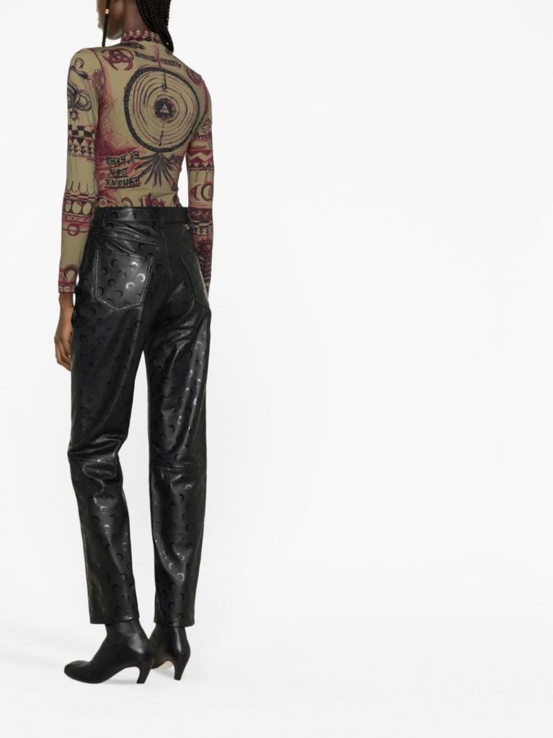 Green Geotic Print Top