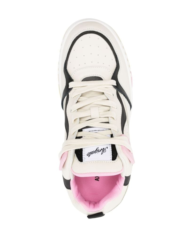 Neutral Astro Leather Sneakers
