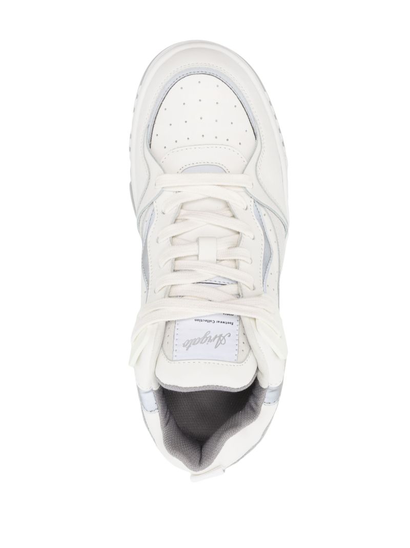 White Astro Leather Sneakers