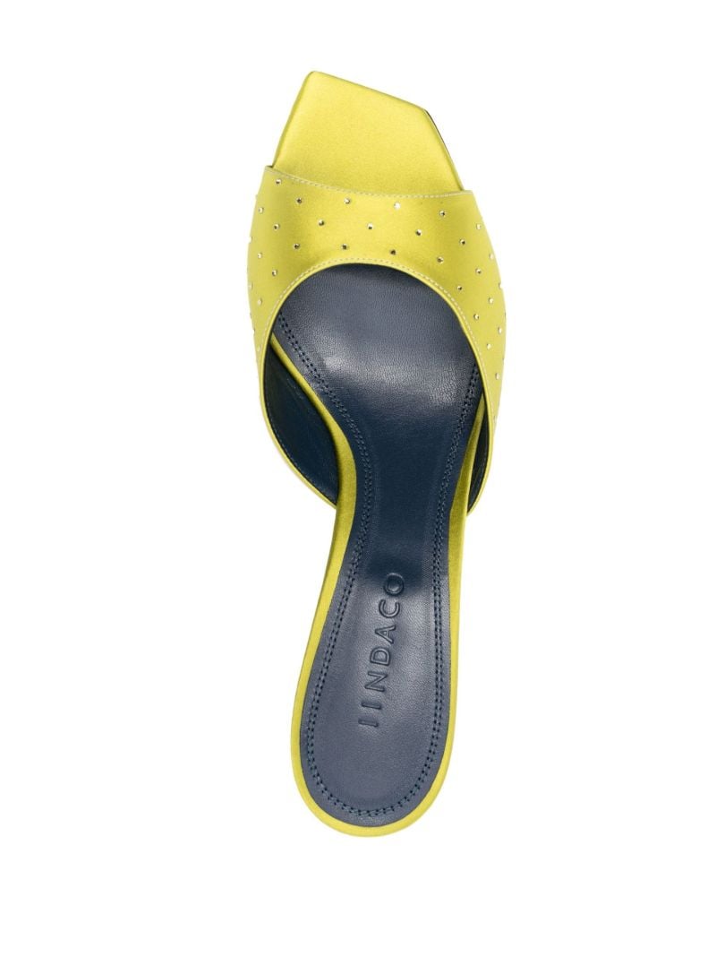 Green Ade 60 Satin Sandals