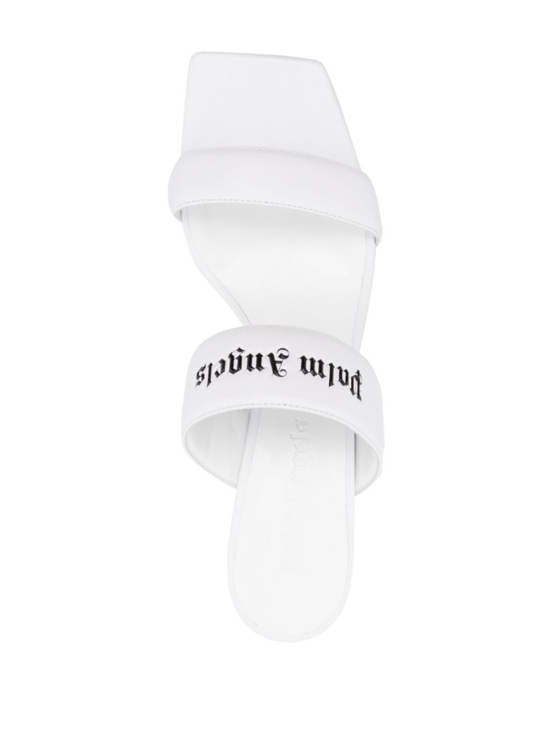 White Palm Beach 45 Leather Mules