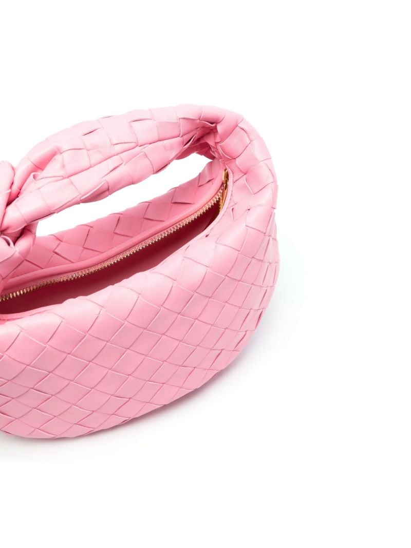Pink Mini Jodie Leather Top Handle Bag
